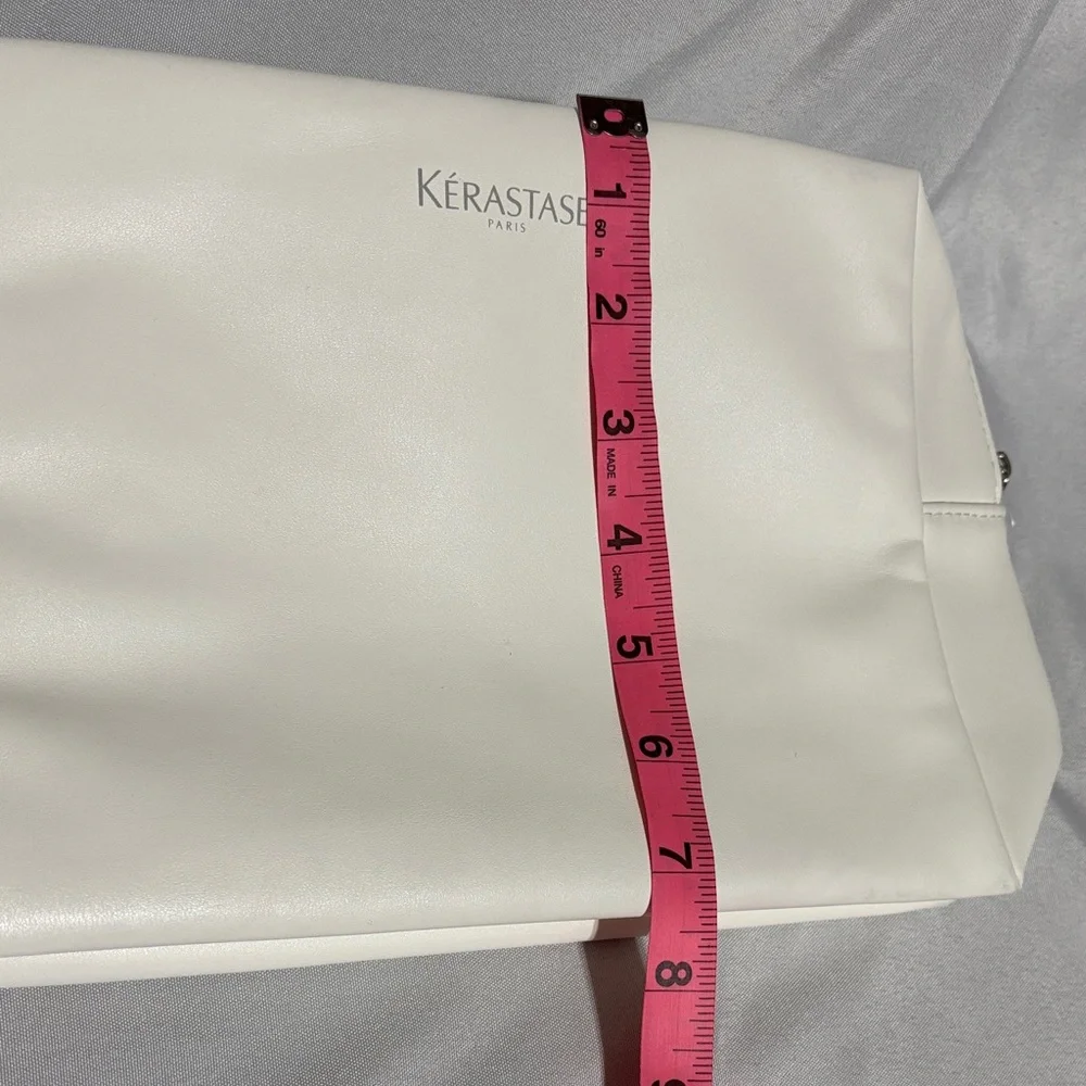 KERASTASE PARIS White Cosmetic Bag